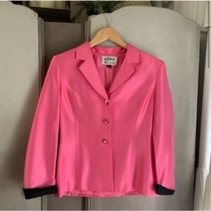 Must Bundle🥀 Kasper Silk Pink Blazer Jacket